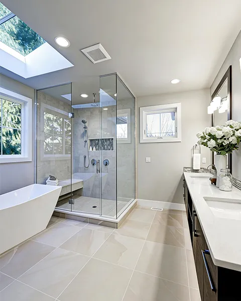 Soluciones para duchas sin marco