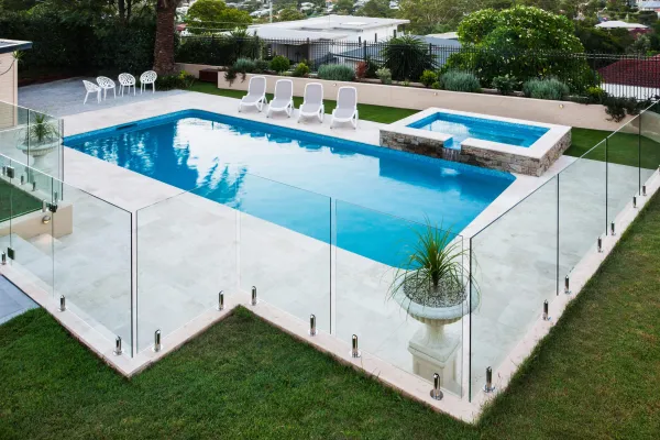 Frameless Glass Pool Fence Project in Bali: Design, Safety & Hardware Solutions